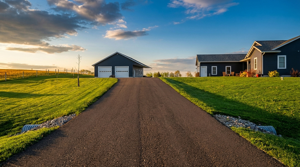 Driveway culvert installation and construction